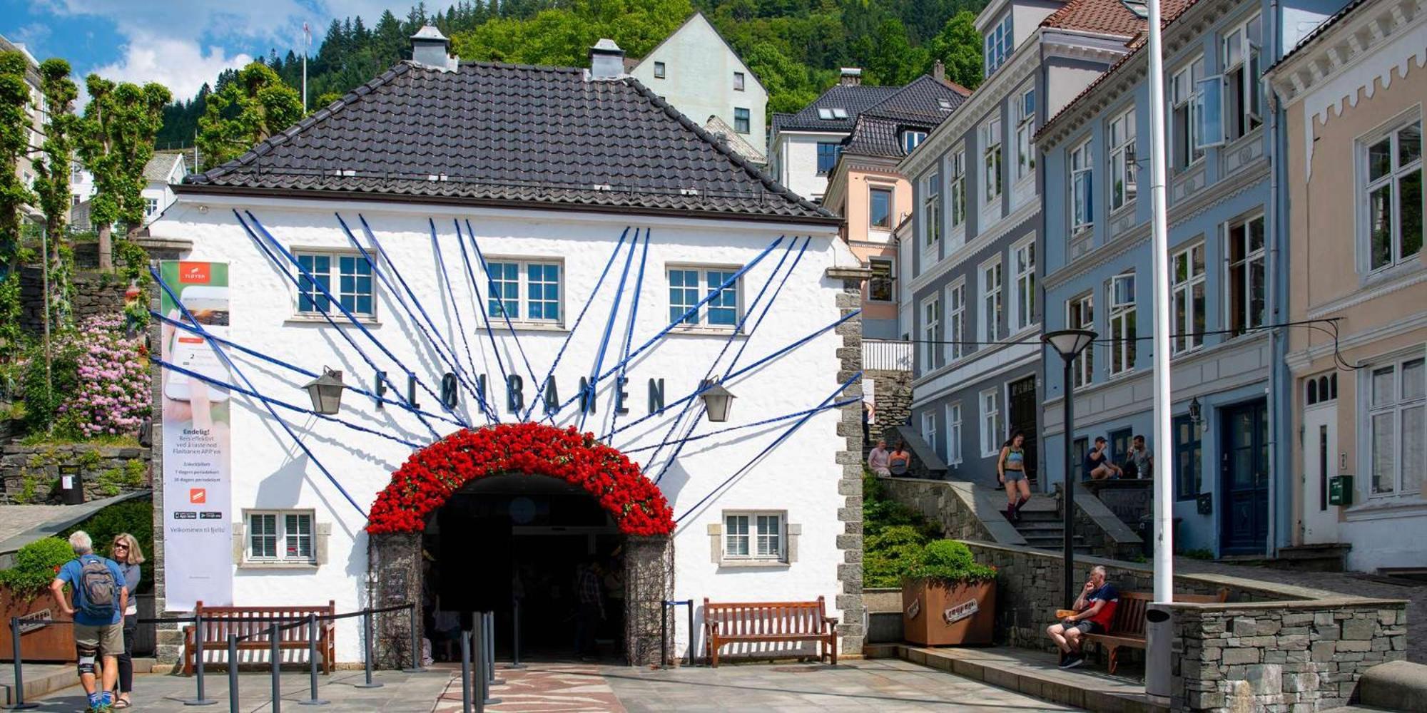 Апартаменти Bryggen // Floyen Living Берген Екстер'єр фото