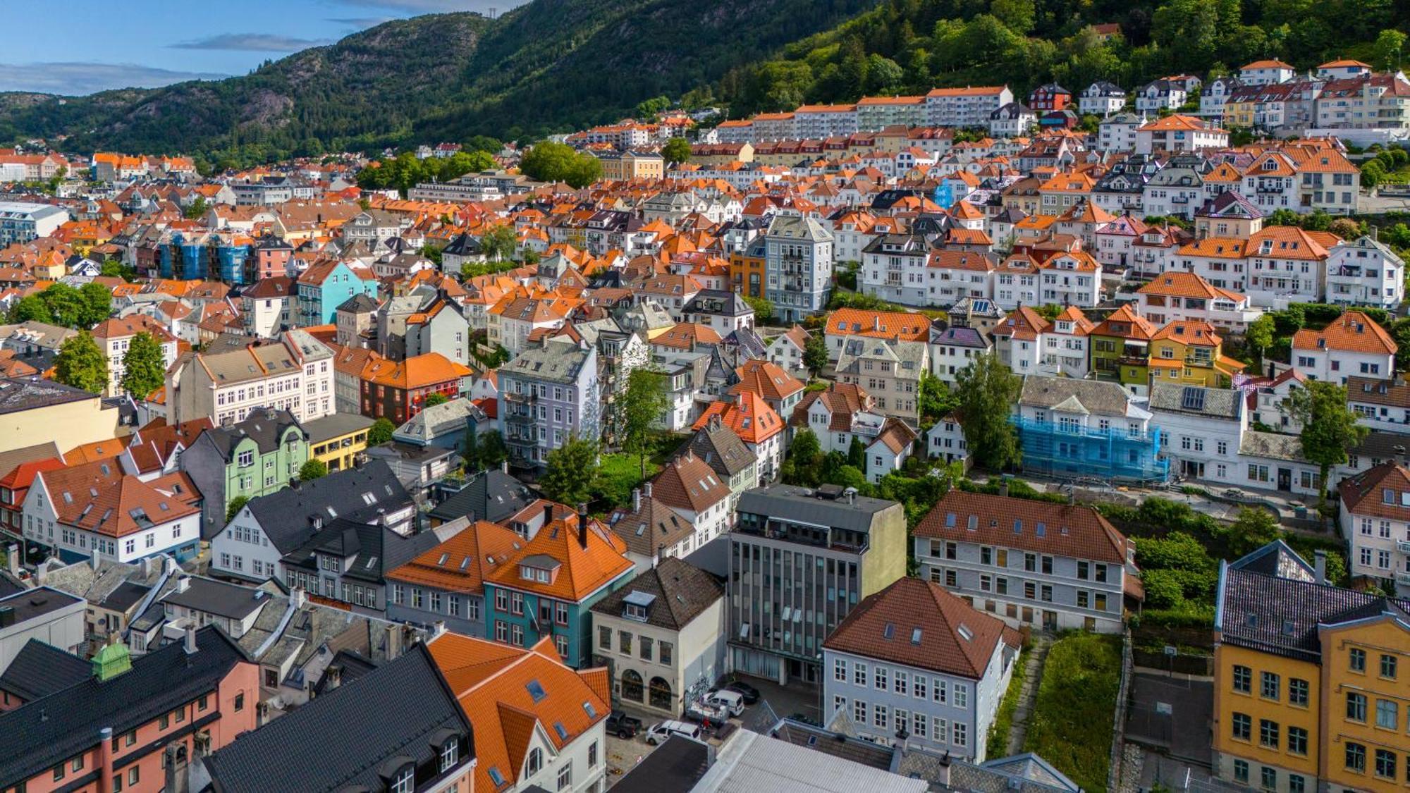 Апартаменти Bryggen // Floyen Living Берген Екстер'єр фото